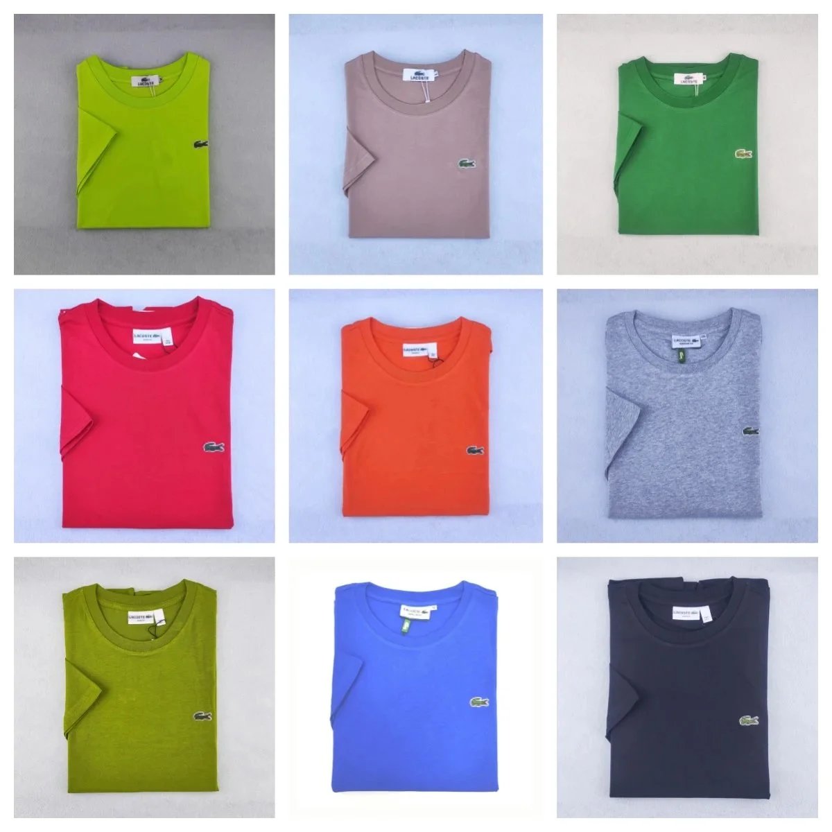 Lacoste Classic Crewneck Cotton T-Shirt Multicolor