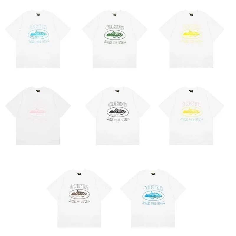 Corteiz Rules The World Graphic Streetwear T-Shirt White