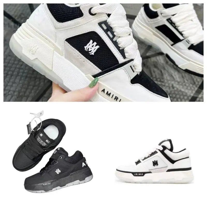 Amiri MA-2 Chunky Sneakers White and Black