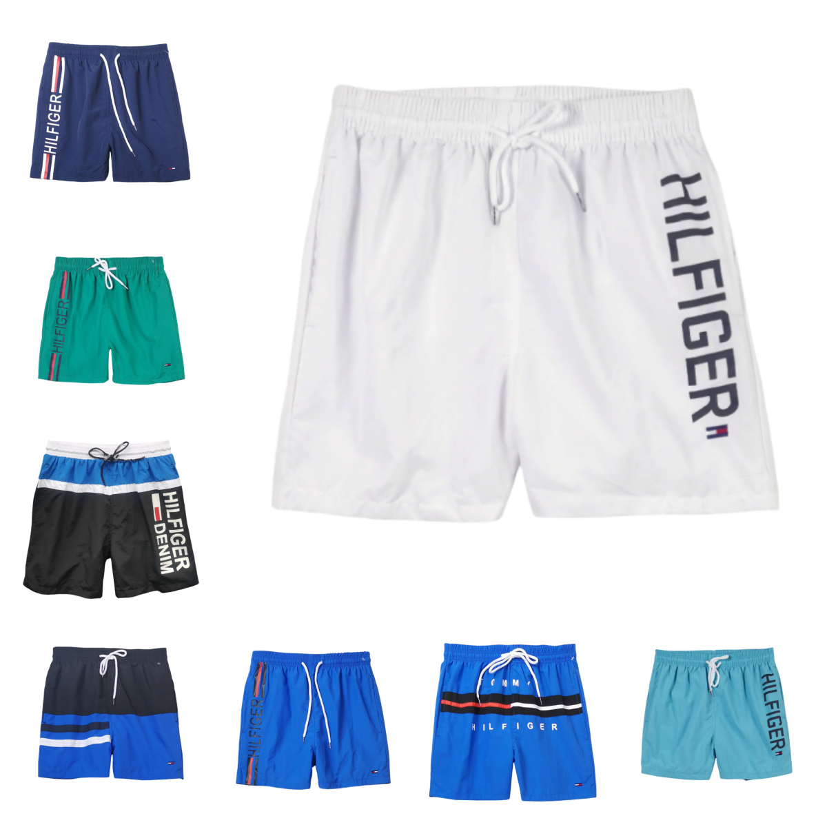 Tommy Hilfiger TH Swim Shorts Casual Beachwear Multicolor