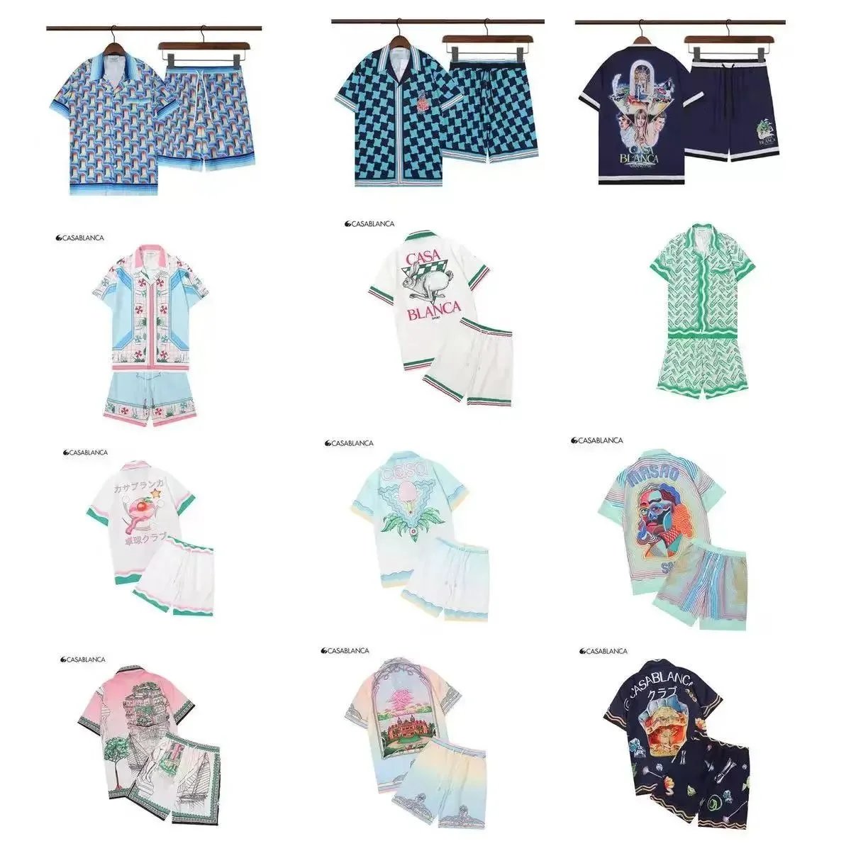 Casablanca Graphic Print Summer Matching Set Multicolor