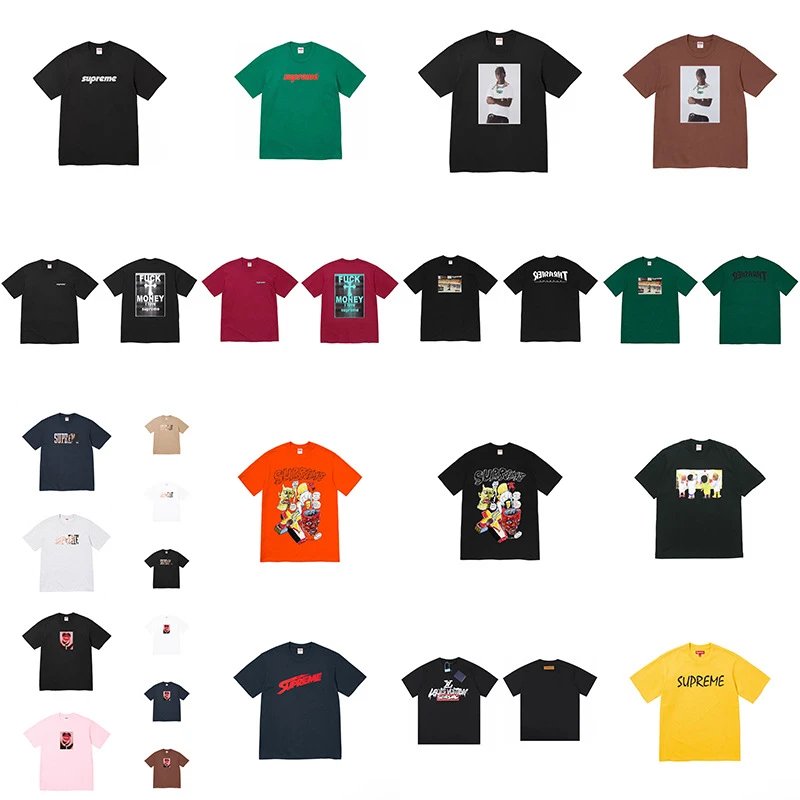 Supreme Graphic Streetwear T-Shirt Multicolor