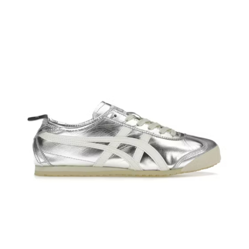 Onitsuka Tiger Mexico 66 Metallic Low Top Sneakers Silver