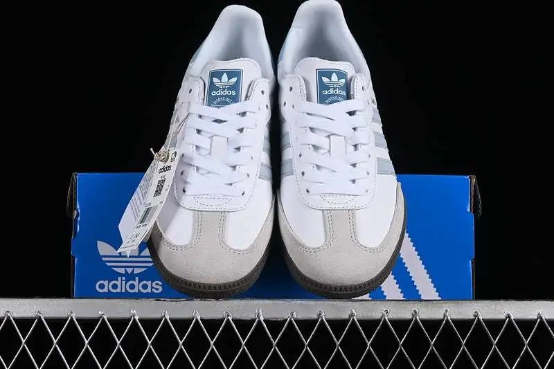 Adidas Samba OG Low Top Sneakers White and Gray
