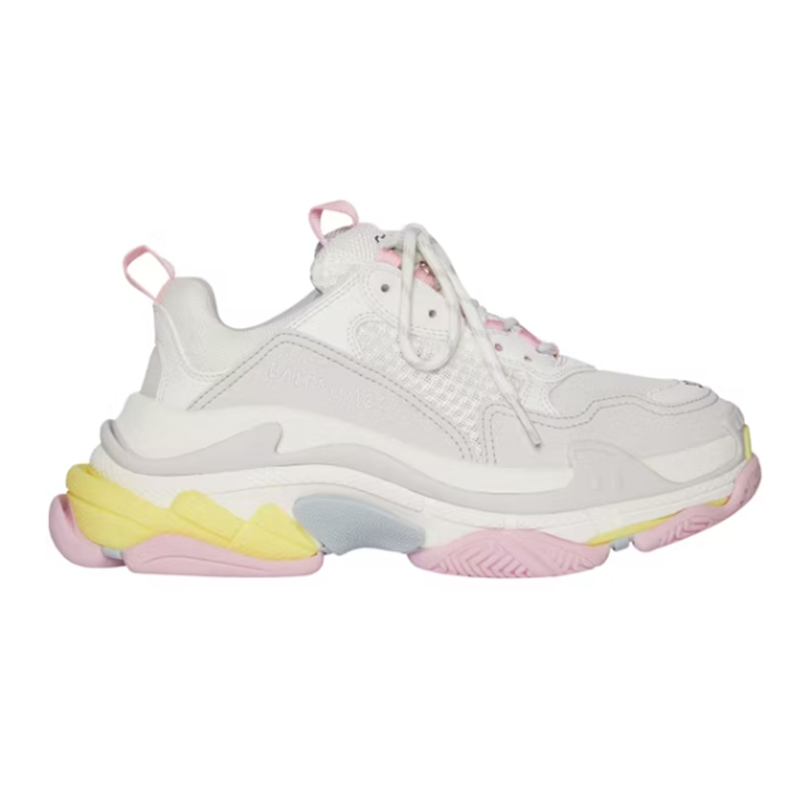 Balenciaga Triple S chunky sneakers White and Pink