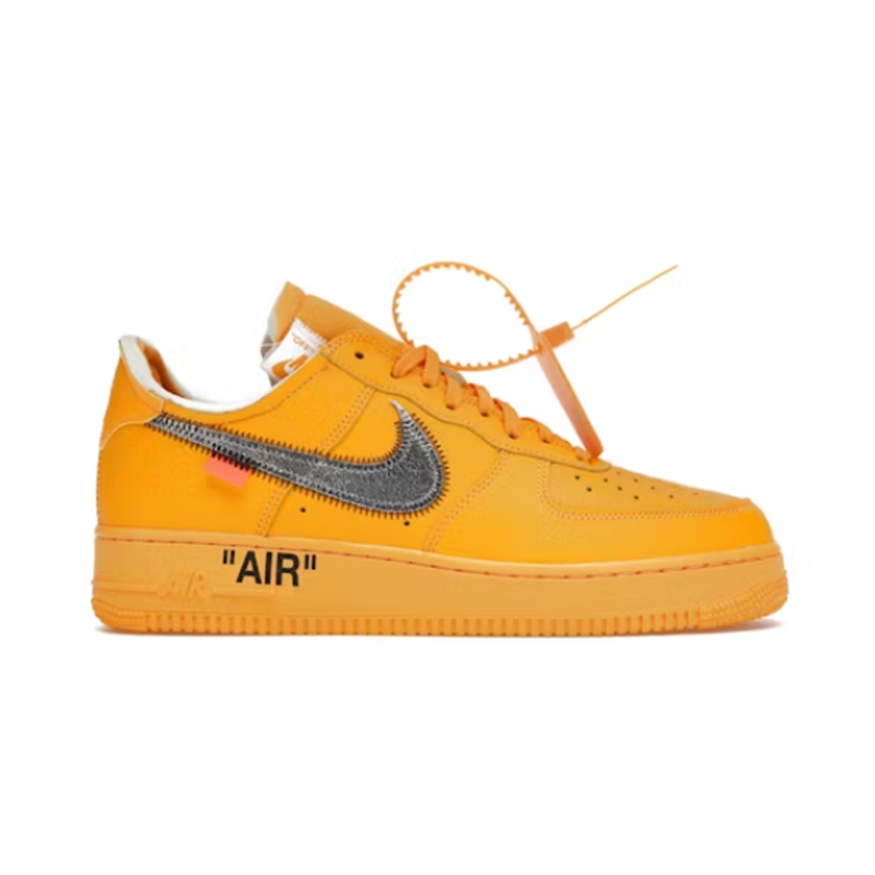 Nike Air Force 1 Low Off-White MCA Chunky Sneakers Orange