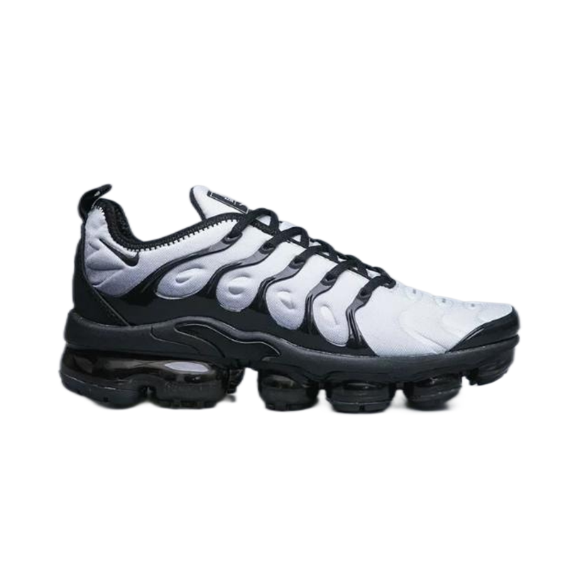 Nike Air VaporMax Plus chunky running sneakers white and black