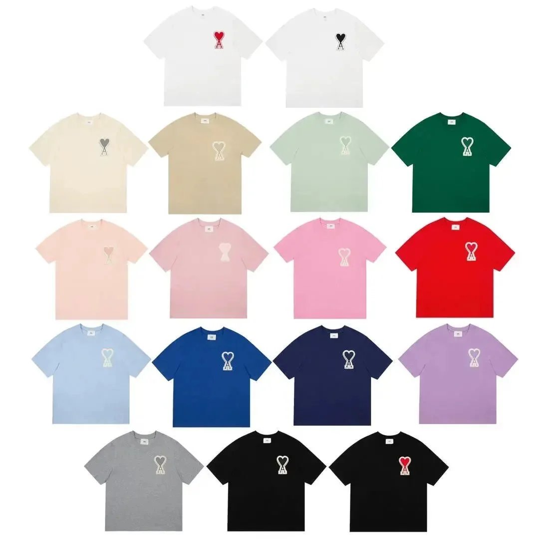 Ami Paris Ami Ami de Coeur Cotton T-Shirt Multicolor