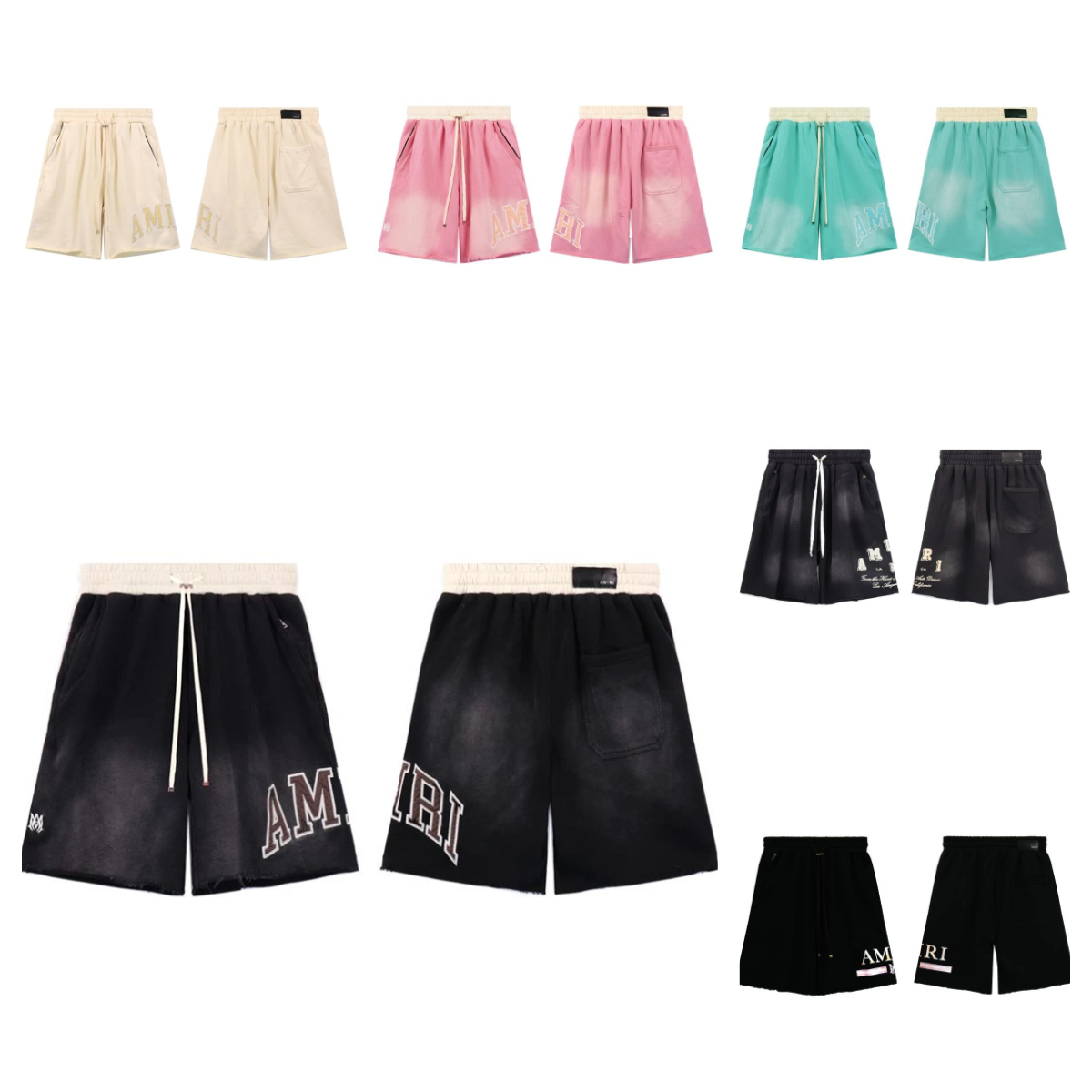 Amiri Core Logo Sweatshorts Casual Cotton Shorts Multicolor