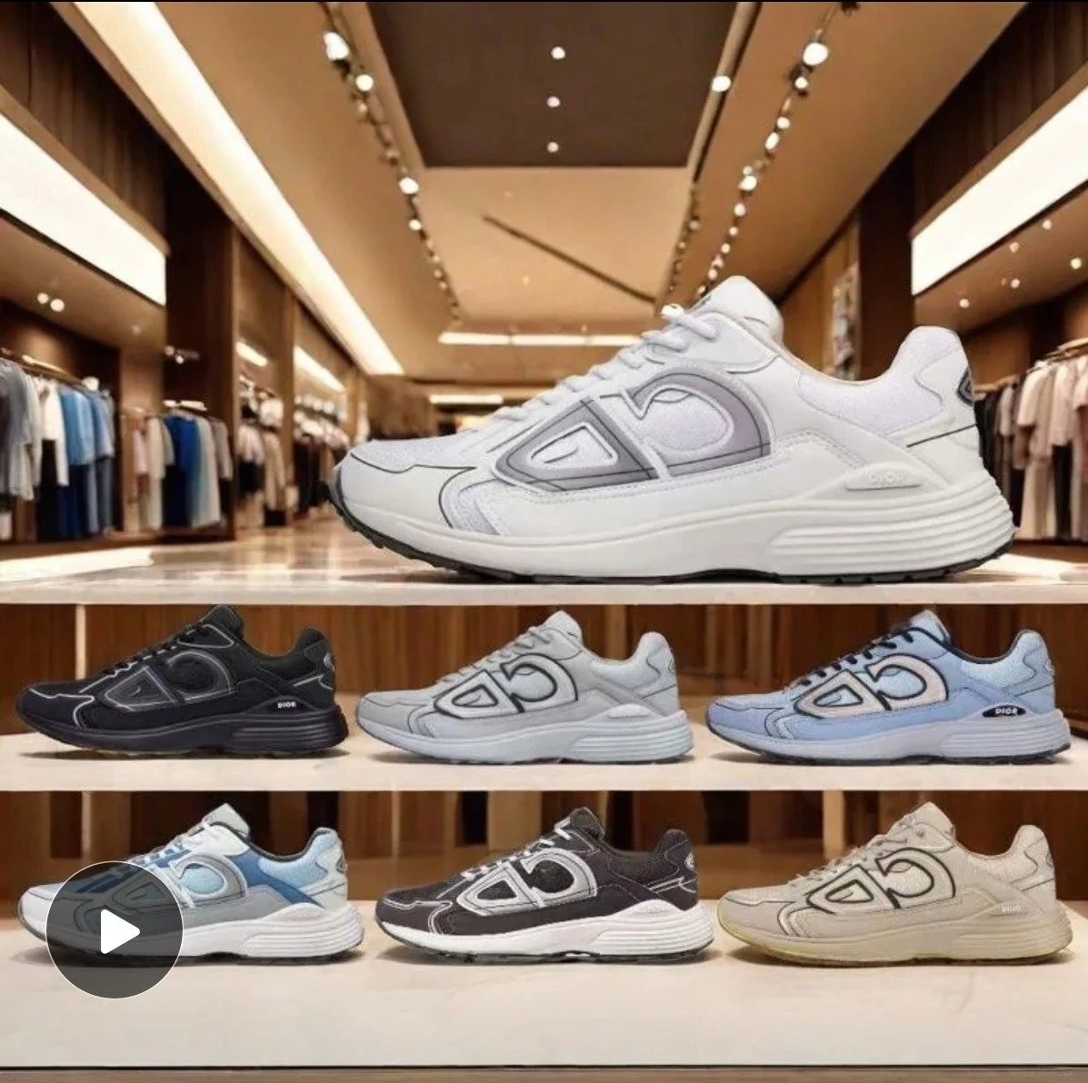 Dior B30 Chunky Sneakers Multicolor
