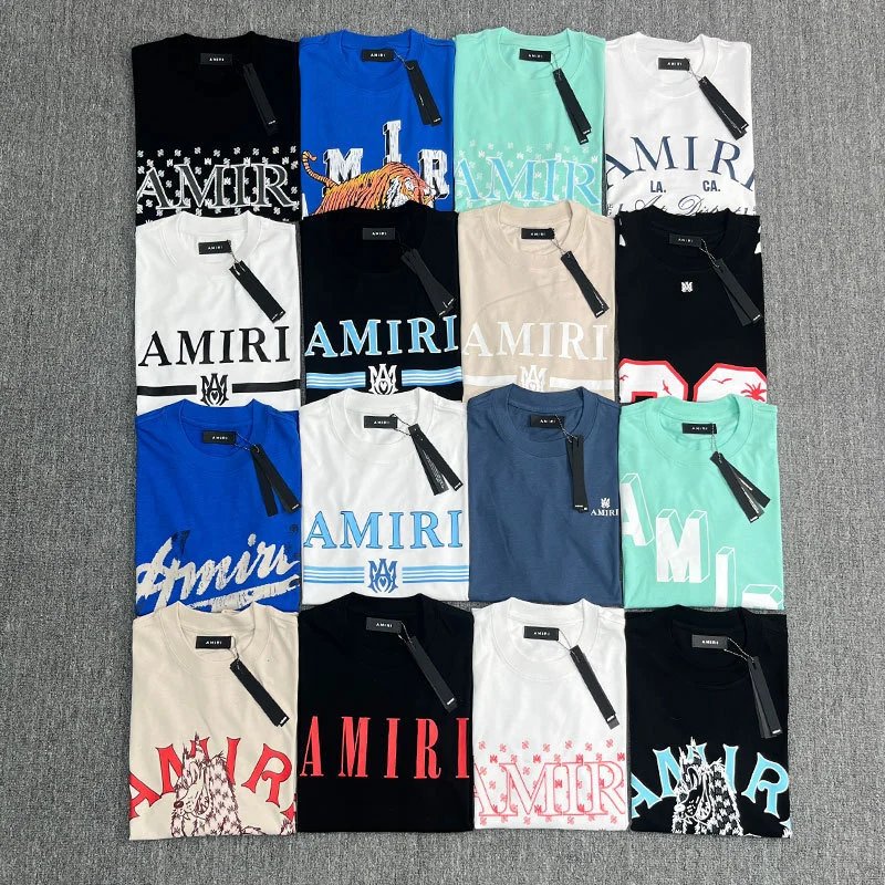 Amiri Graphic Print Cotton T-Shirt Multicolor