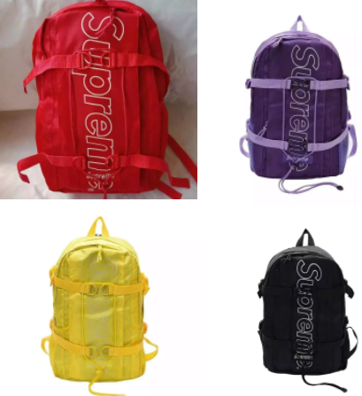 Supreme SS18 Streetwear Backpack Multicolor