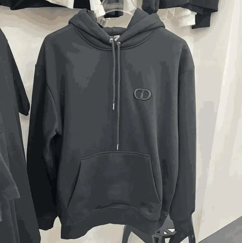 Dior CD Icon Oversized Hoodie Black