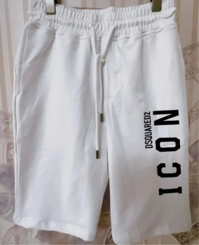 Dsquared2 ICON Casual Cotton Shorts White