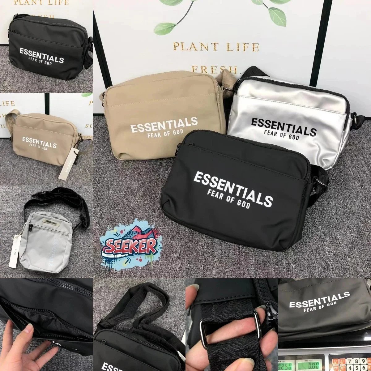 Fear of God FOG Essentials Streetwear Crossbody Bag Multicolor