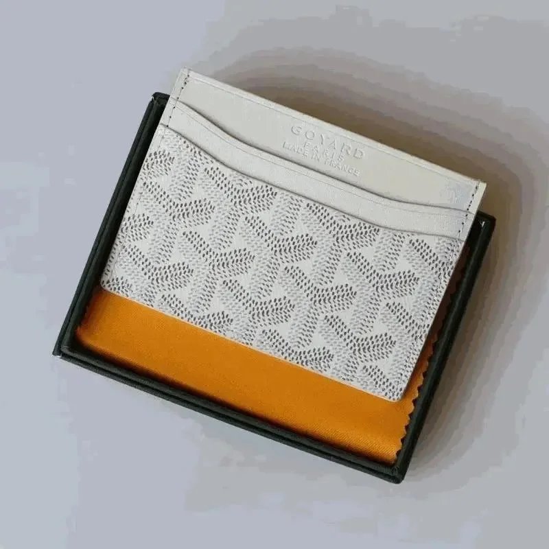 Goyard Saint Sulpice Classic Card Holder White