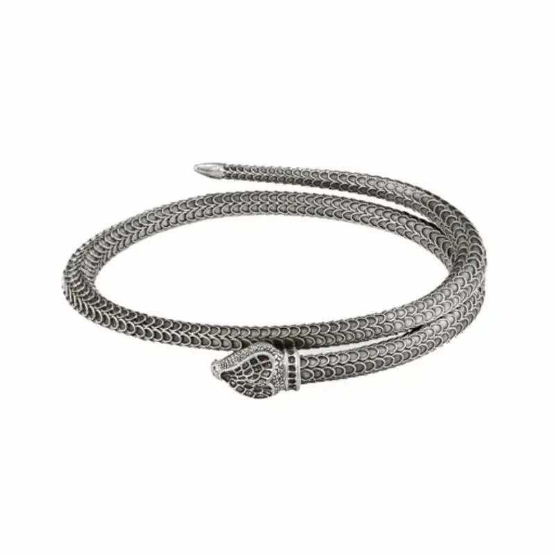 Gucci Snake Vintage Silver Bracelet Silver