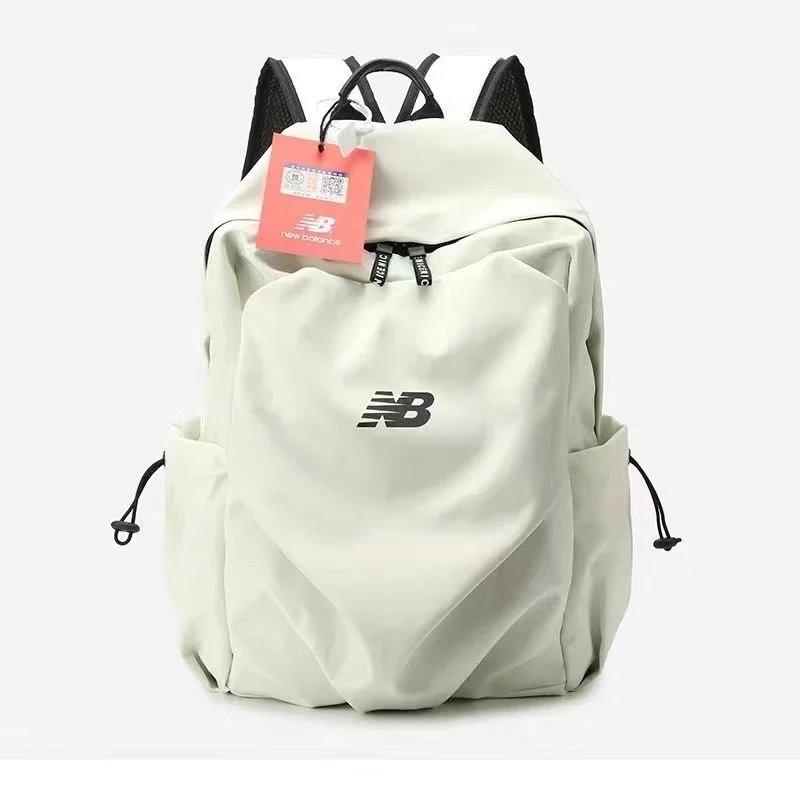 New Balance Casual Backpack School Travel Bag White