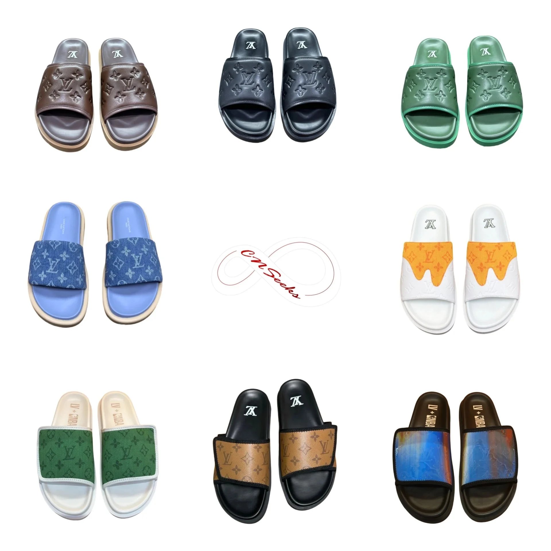 Louis Vuitton LV Waterfront Mule Iconic Slides Multicolor