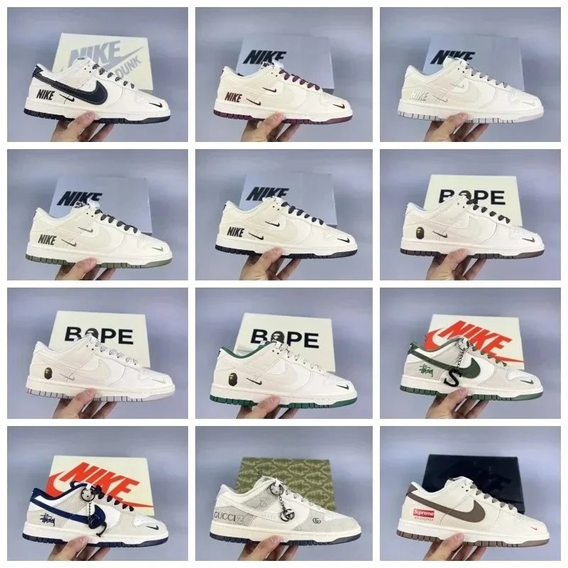 Nike Dunk Low Casual Sneakers Multicolor
