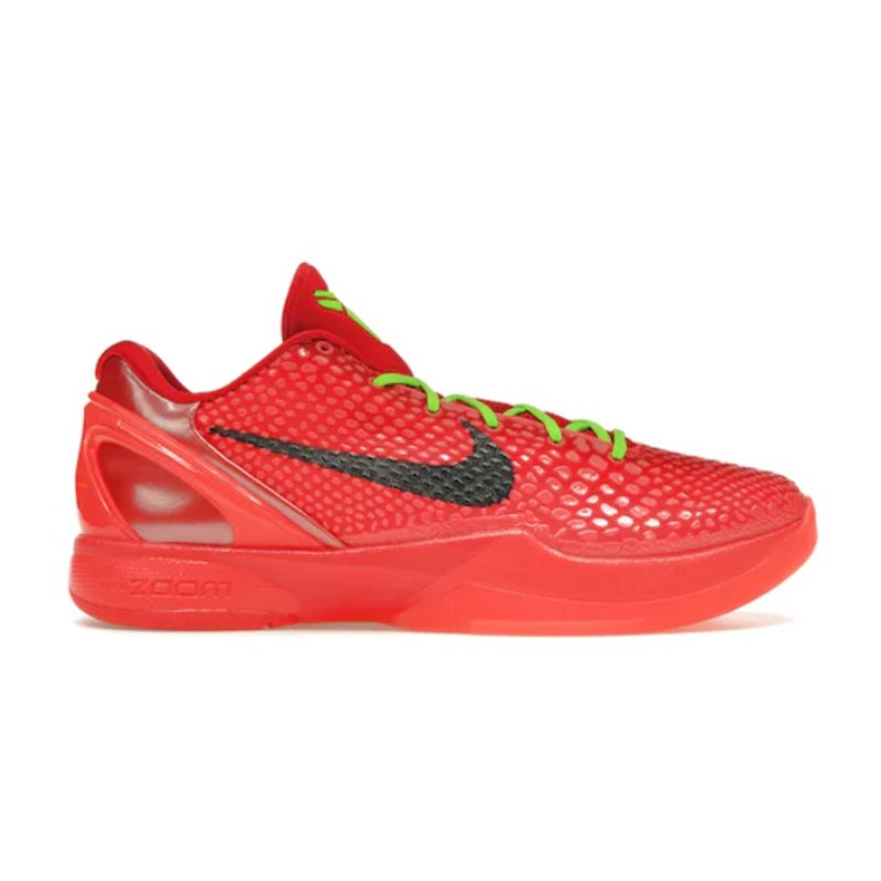 Nike Kobe 6 Protro Reverse Grinch Basketball Shoes Red