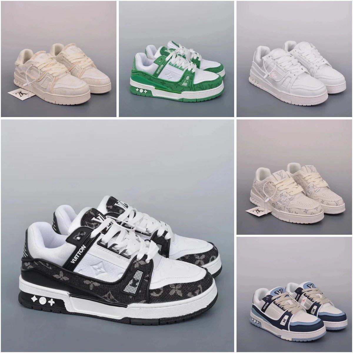 Louis Vuitton LV Trainer Sneaker Chunky Low Top Sneakers Multicolor