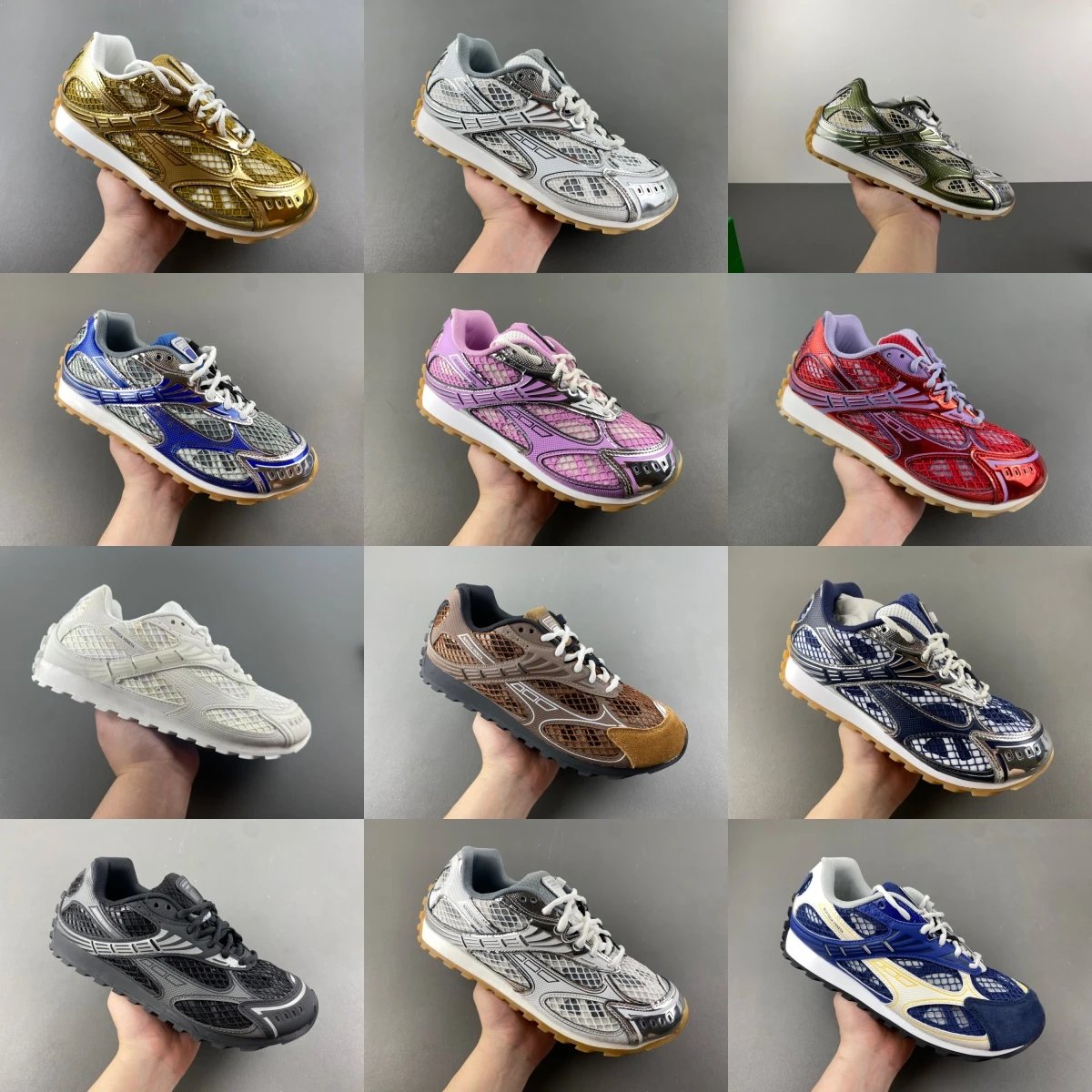 Bottega Veneta Orbit Chunky Sneakers Multicolor