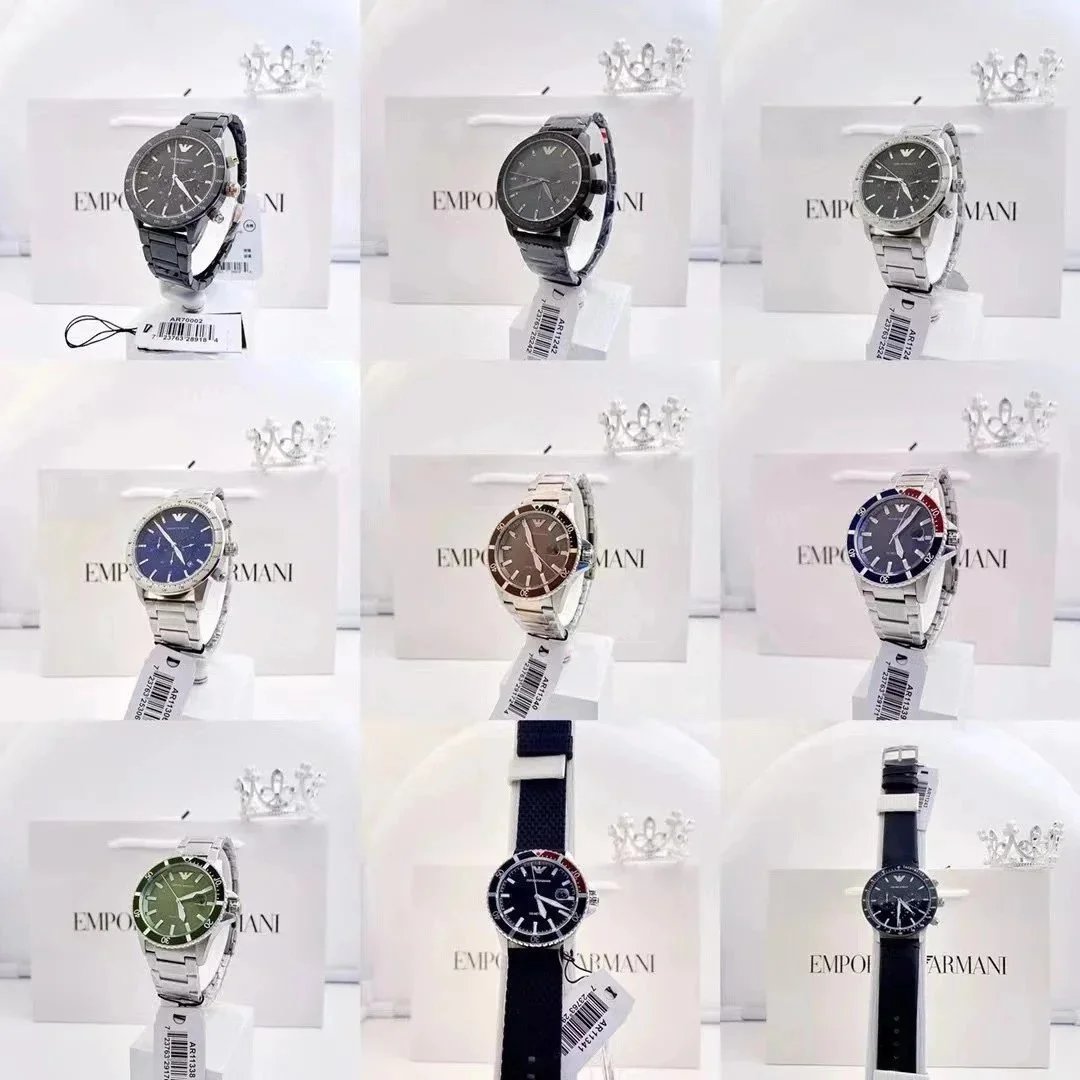 Emporio Armani EA AR Series Classic Wrist Watch Multicolor