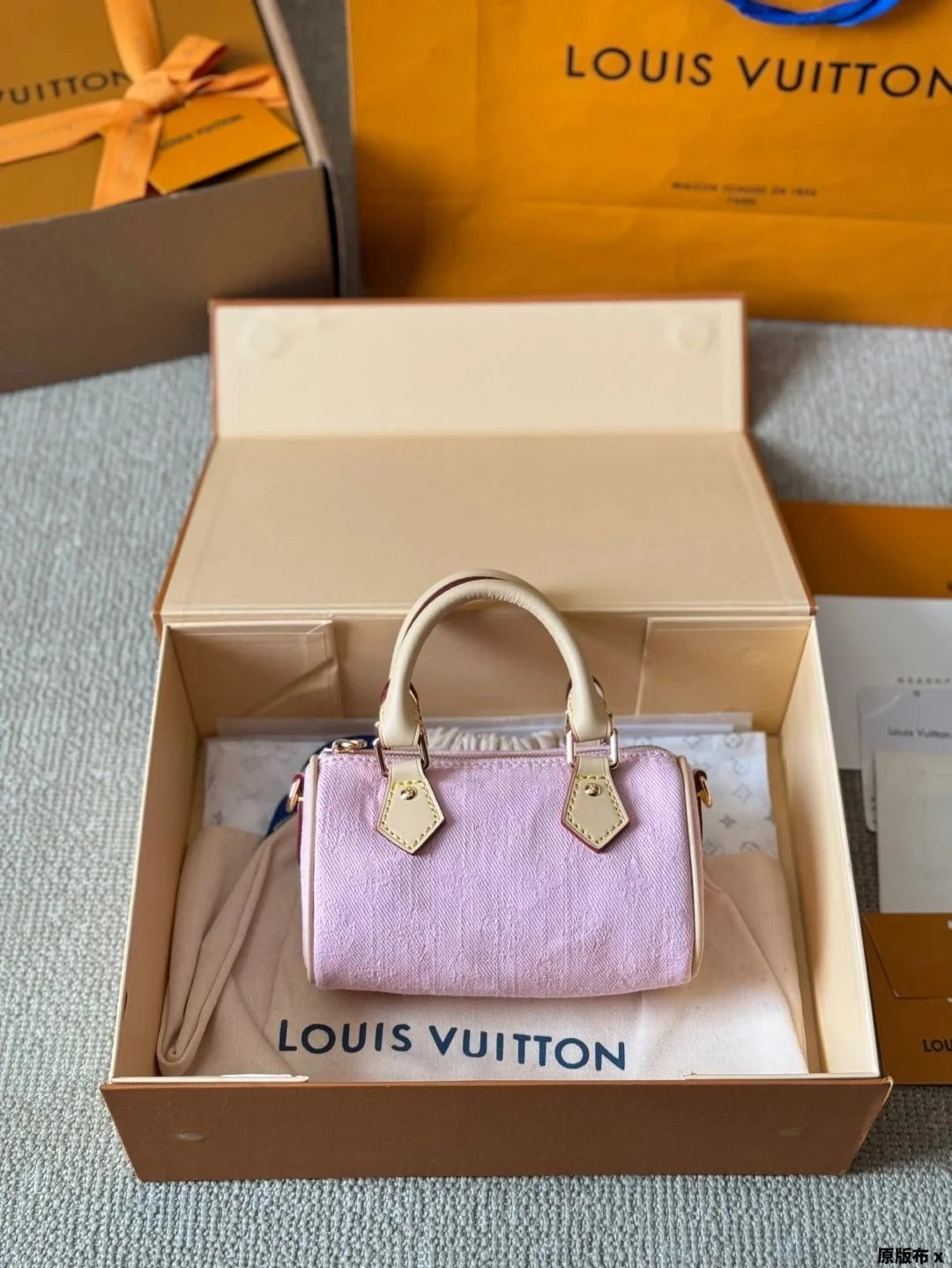 Louis Vuitton LV Nano Speedy Mini Handbag Pink