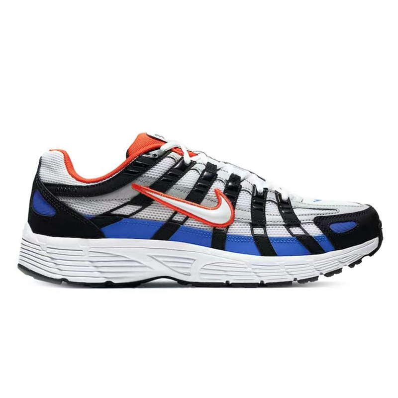 Nike P-6000 Chunky Sneakers White Black Blue and Orange