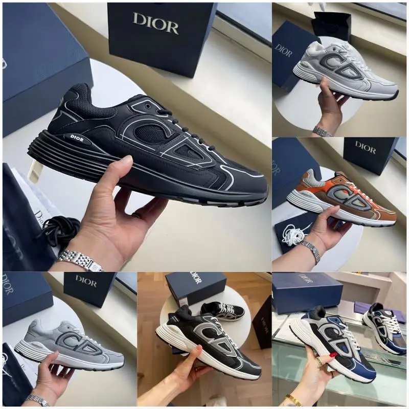Dior B30 Chunky Sneakers Black