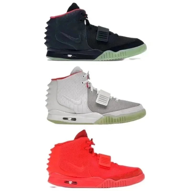 Nike Air Yeezy 2 High Top Sneakers Multicolor