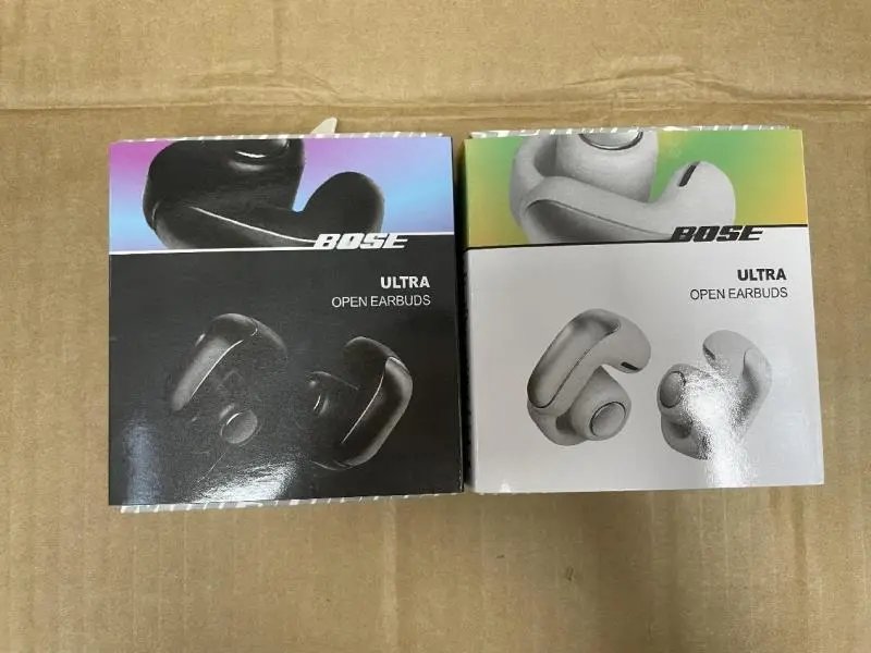 Bose Ultra Open Earbuds Wireless Bluetooth Headphones Black and White