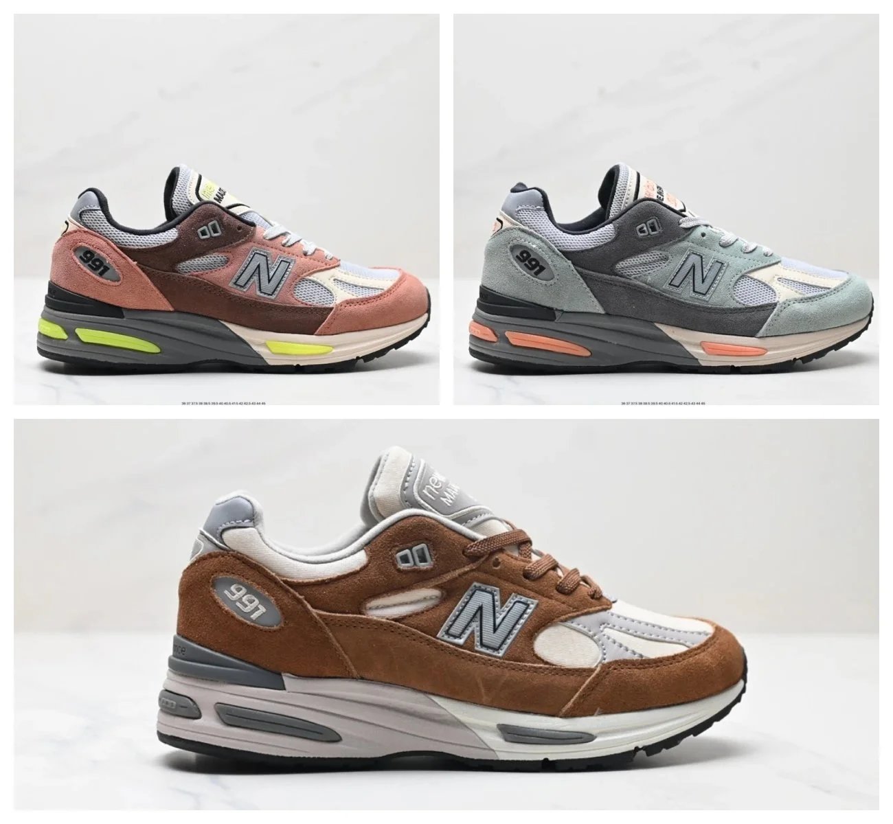New Balance 991 Retro Sneakers Multicolor