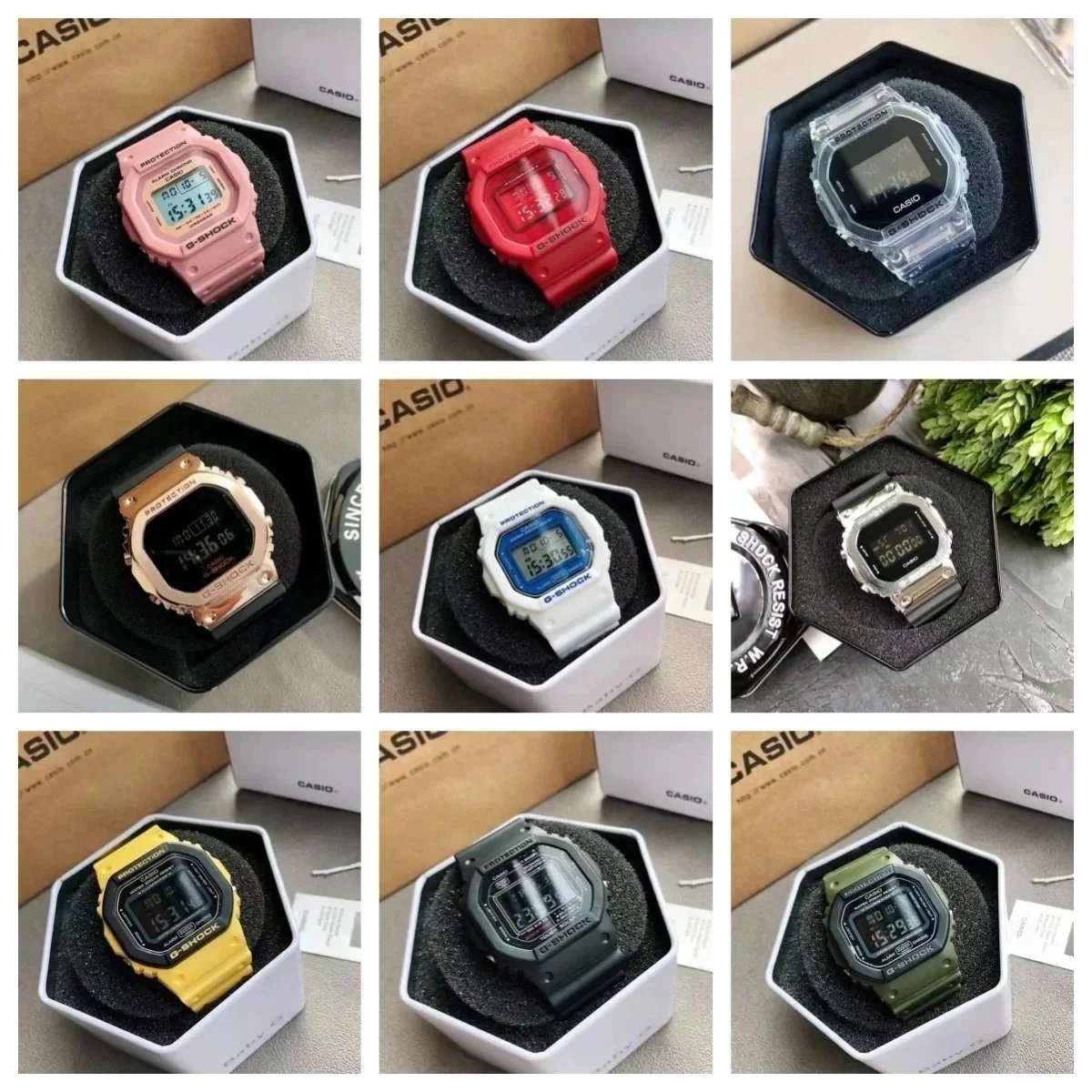 Casio G-Shock 5600 Series Digital Sporty Watch Multicolor