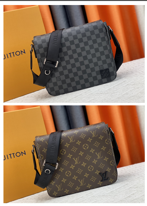 Louis Vuitton LV District Messenger PM Canvas Crossbody Bag Multicolor