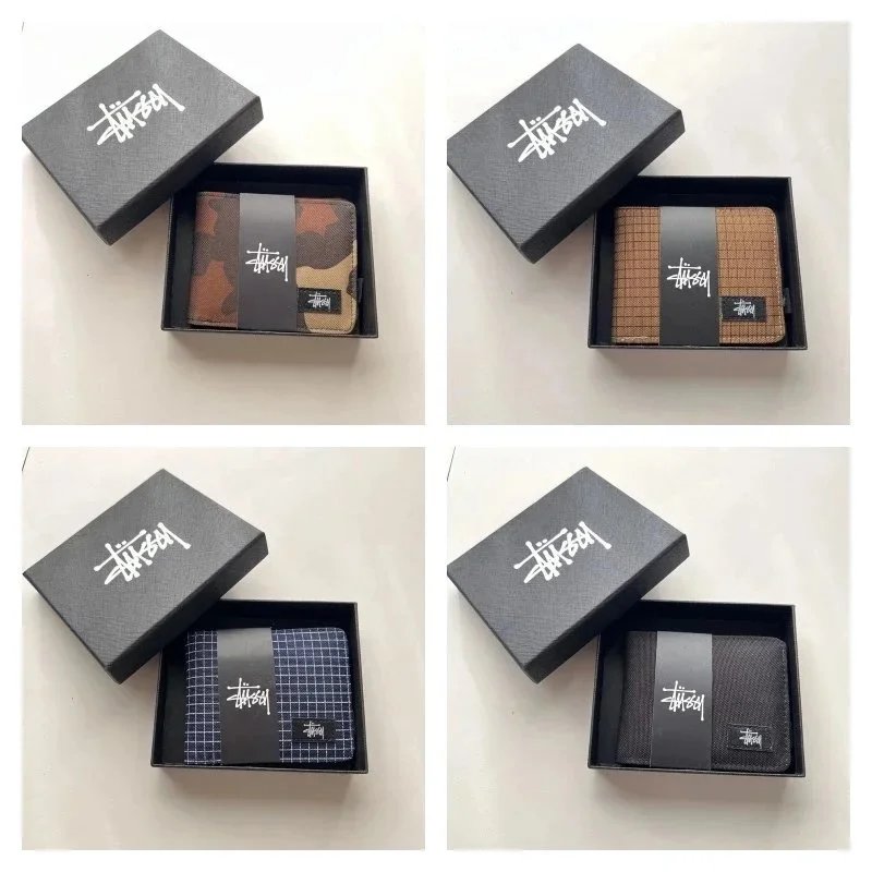 Stussy Bi-fold Wallet Streetwear Accessories Multicolor