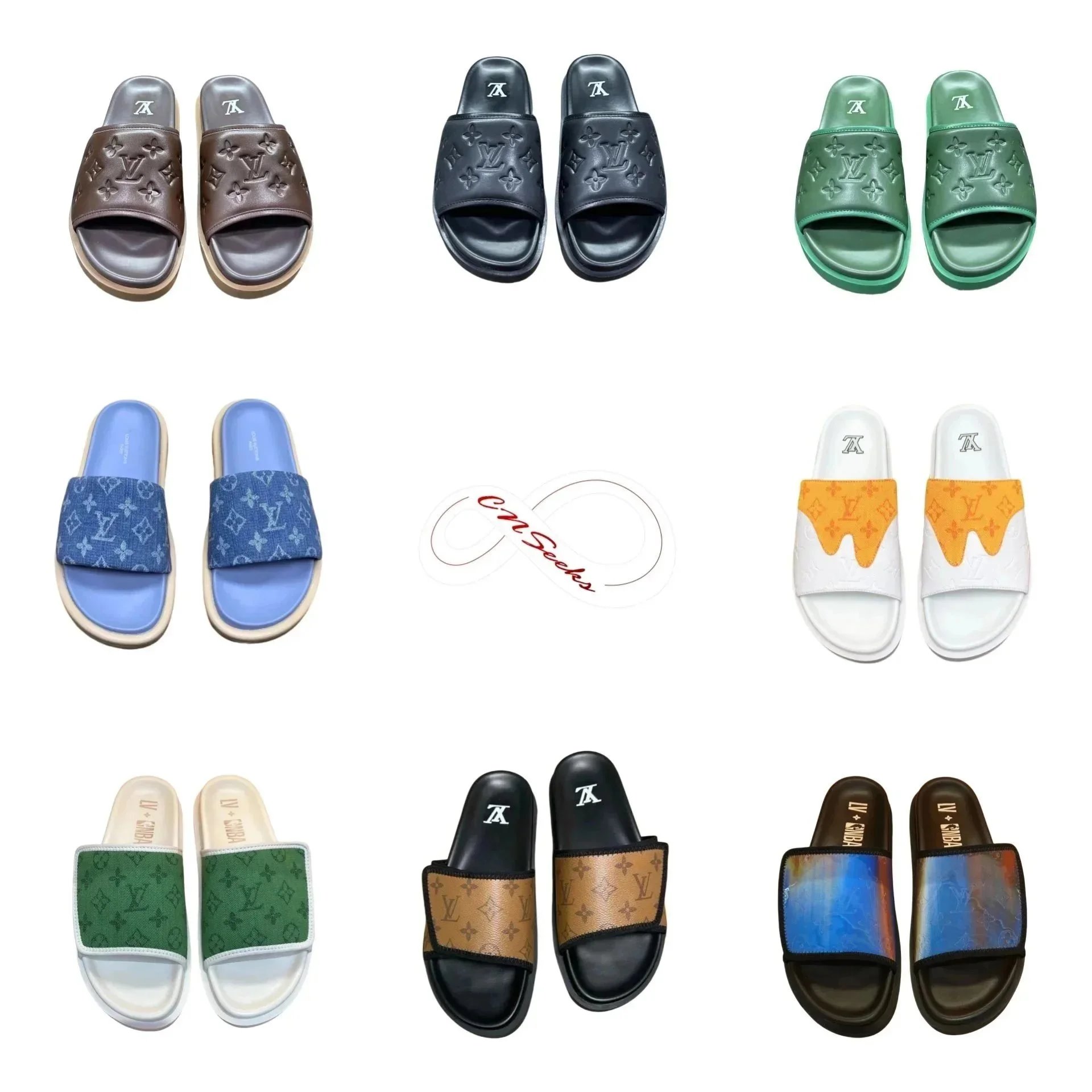 Louis Vuitton LV Waterfront Mule Casual Slides Multicolor