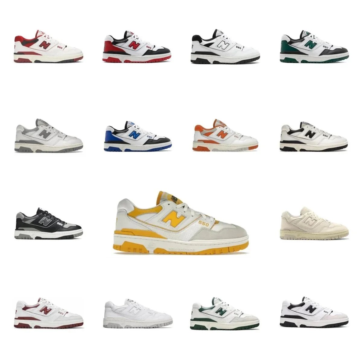 New Balance 550 Retro Sneakers Multicolor