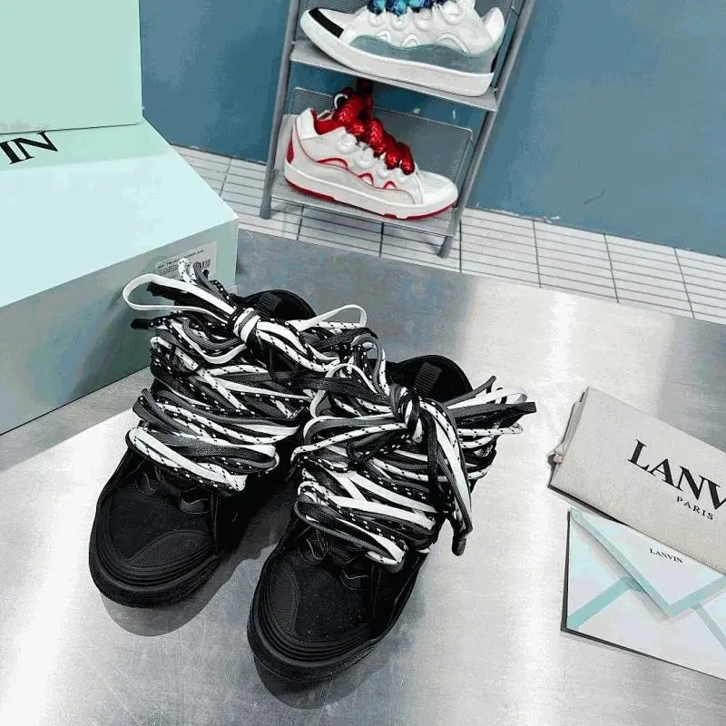 Lanvin Curb Chunky Sneakers Black
