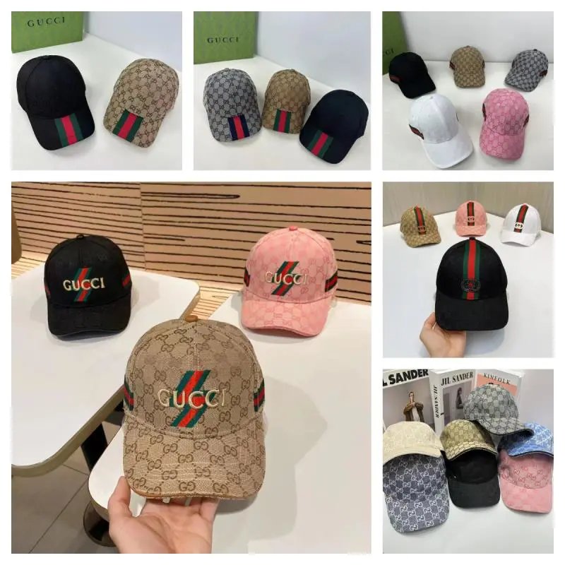 Gucci GG Supreme Baseball Cap Classic Streetwear Headwear Multicolor