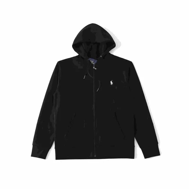 Ralph Lauren Classic Zip-Up Hoodie Black