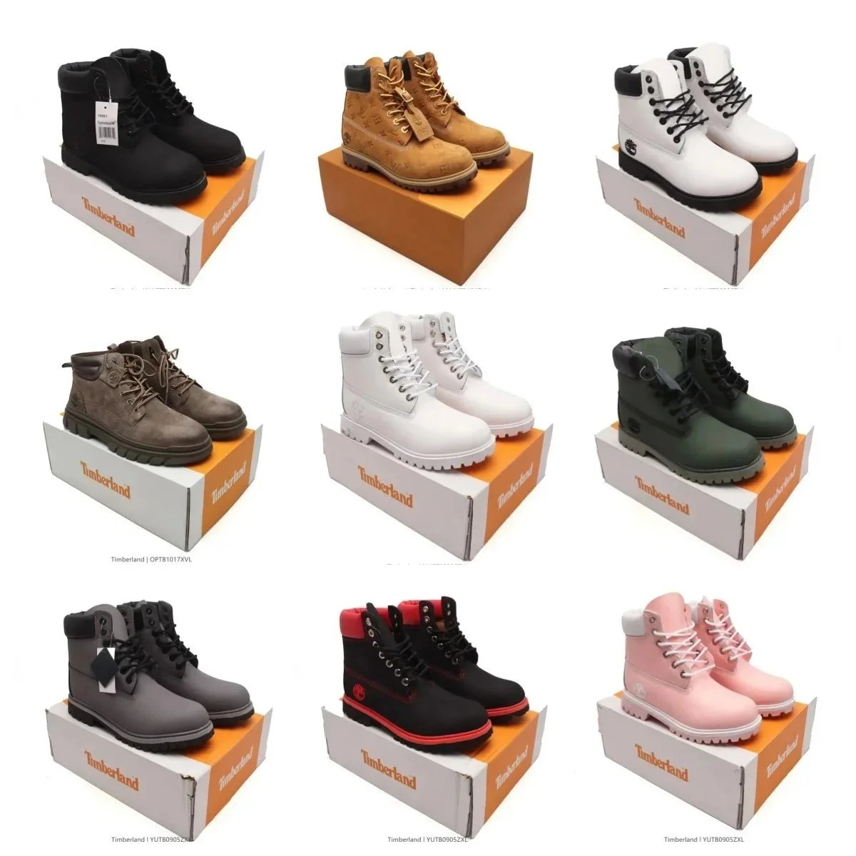 Timberland 6-Inch Premium Waterproof Boots Classic Leather Sneakers Multicolor