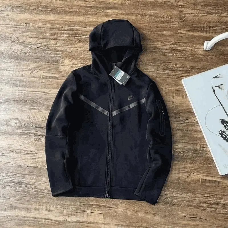 Nike Tech Fleece Zip-Up Hoodie Black