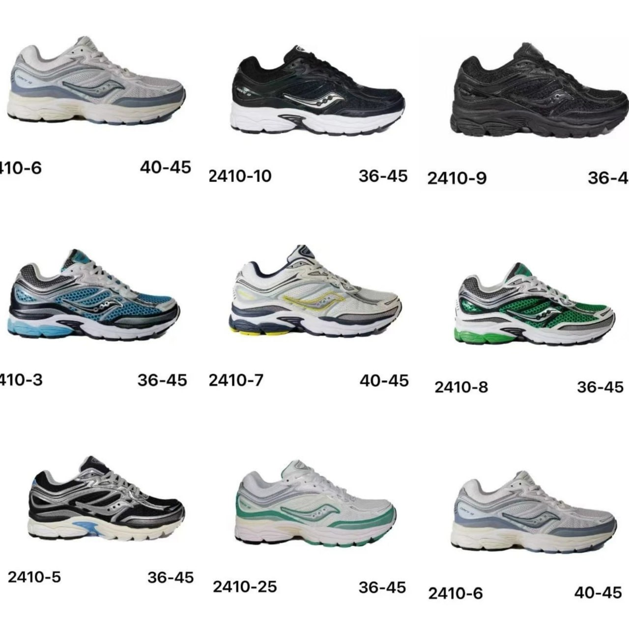 Saucony Omni 9 Chunky Running Sneakers Multicolor