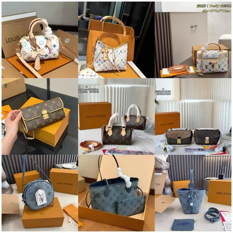 Louis Vuitton LV Monogram Iconic Handbag Collection Multicolor