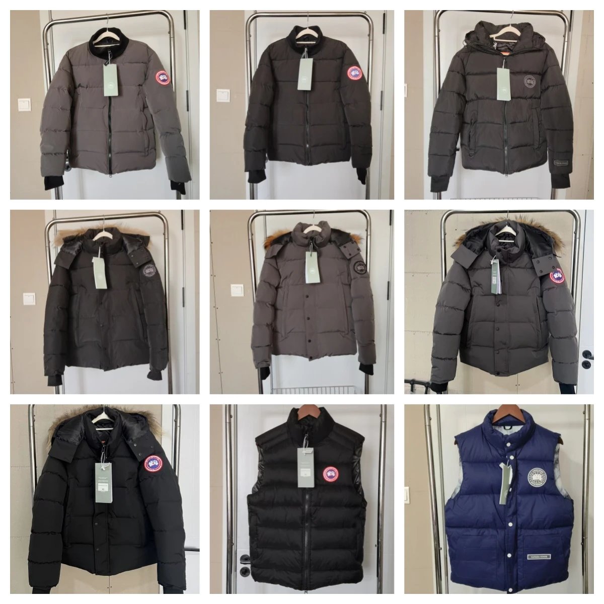 Canada Goose Puffer Jackets and Vests Warm Winter Outerwear Multicolor