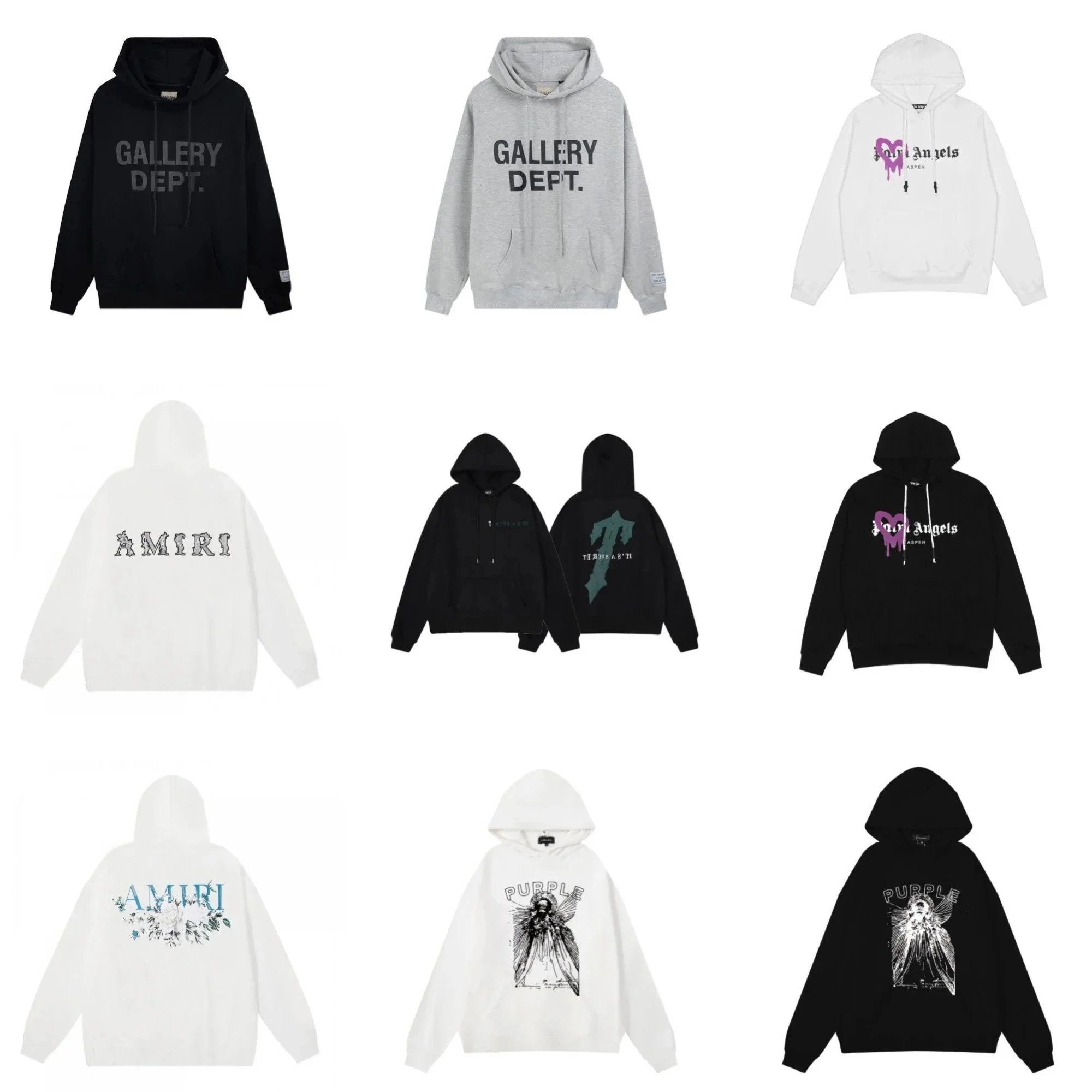 Design Graphic Print Streetwear Hoodies Multicolor