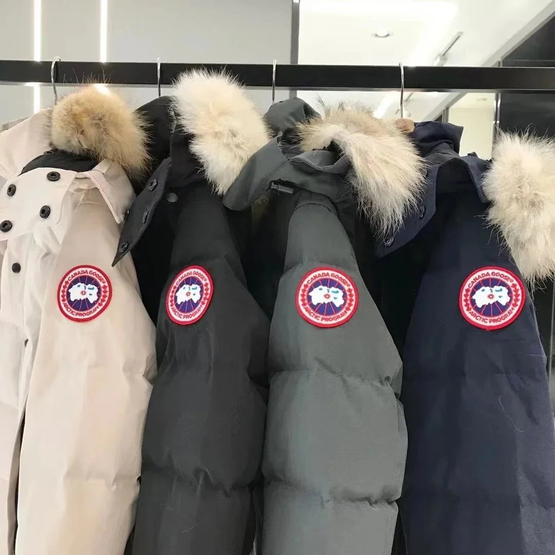 Canada Goose Shelburne Parka Fur-Trimmed Down Jacket Multicolor