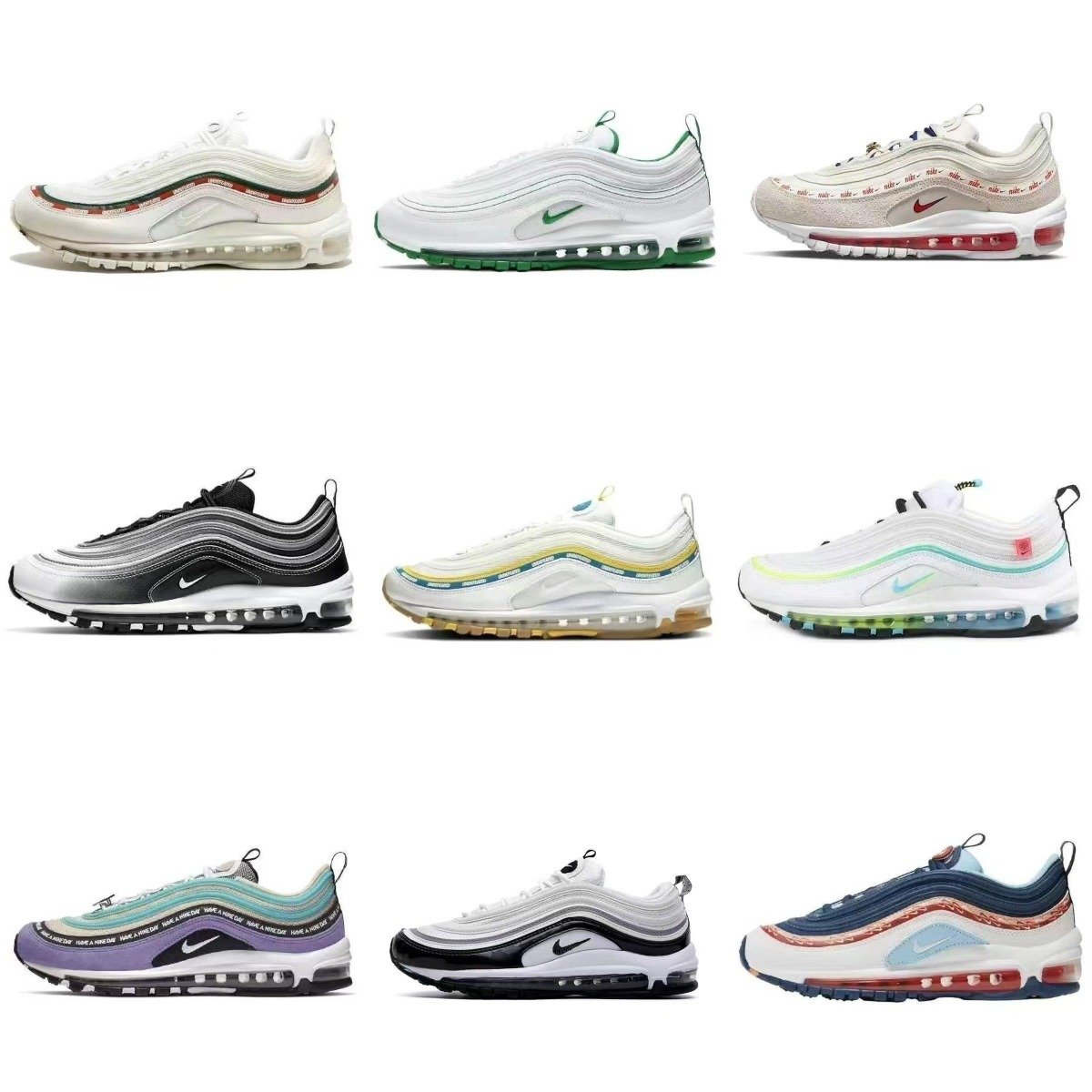Nike Air Max 97 Chunky Running Sneakers Multicolor